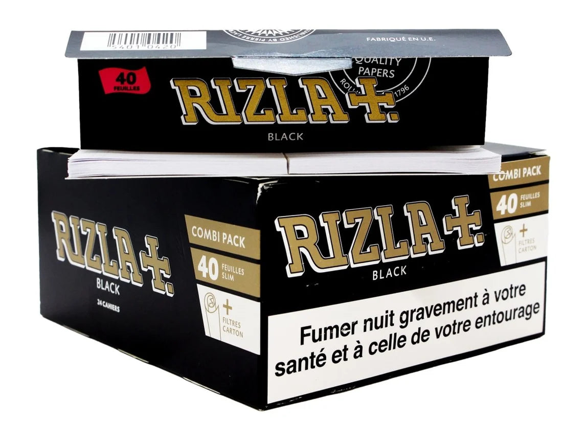RIZLA Black Combi Pack 32 Papers + Tips