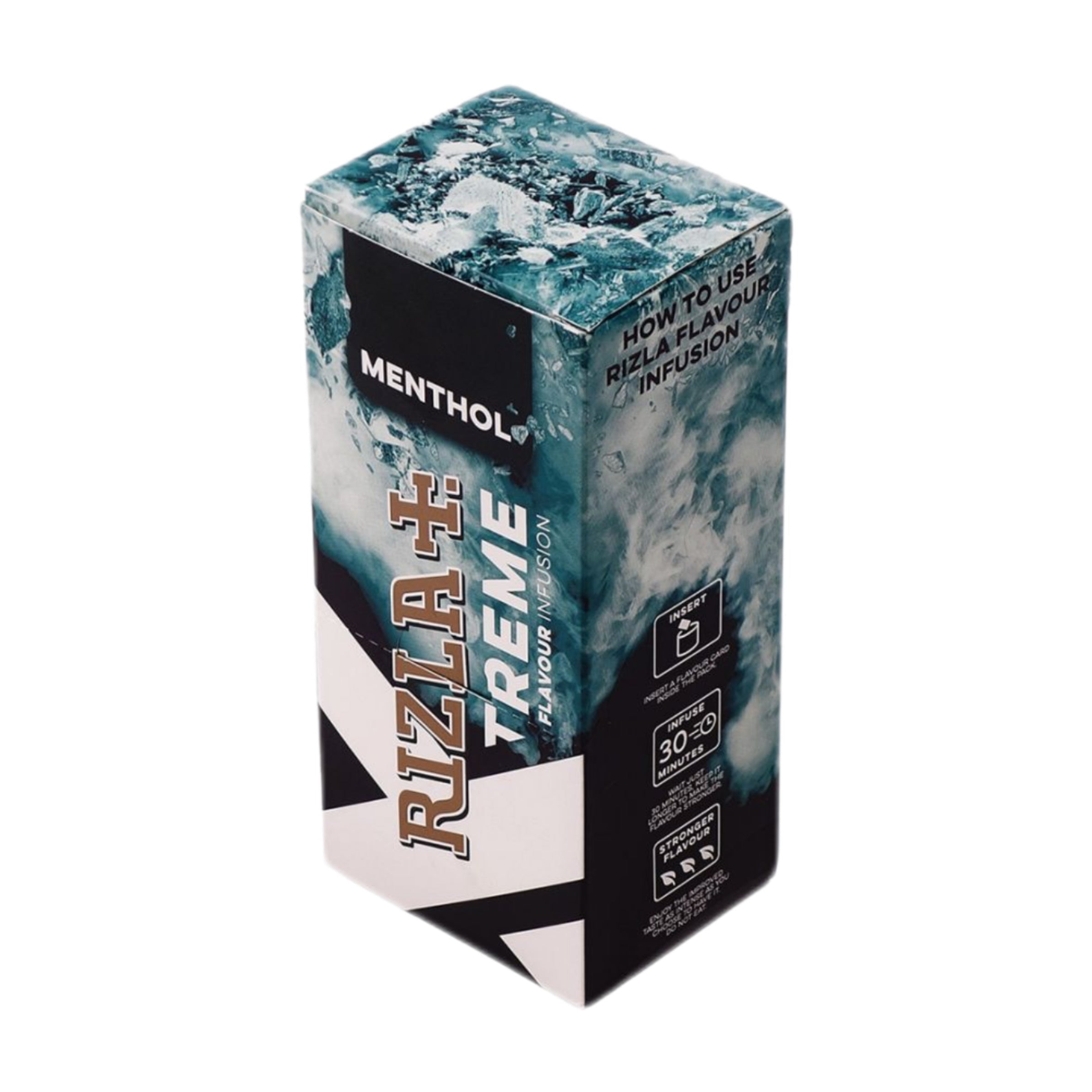 RIZLA Infusion Cards - Fresh Mint & Menthol Chill - 25 Packs Per Box