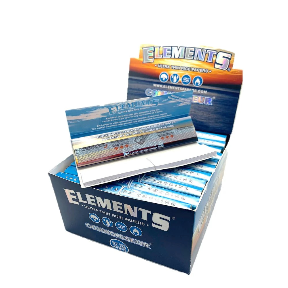 ELEMENTS Connoisseur King Size Slim Papers + Tips - 24 Pack