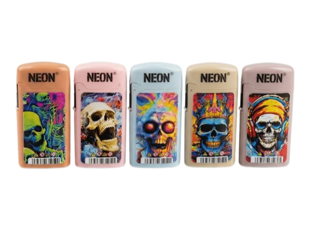 NEON Windproof Lighters (Skull)