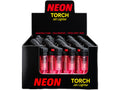 NEON Small Jet Torch Lighter Transparent - Box of 20