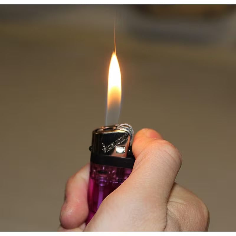 Neon Clear Disposable Lighters - Pack of 50 - 20 Boxes